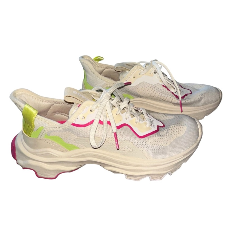 Sorel Cream and Pink Sneakers size 7.5